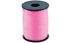 CORDEAU TRESSÉ FLUO ROSE 200 M FIL 1,5 MM