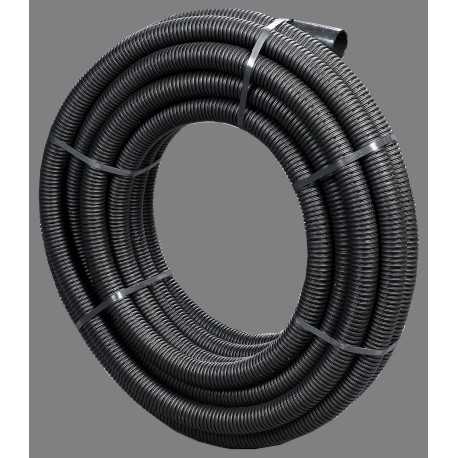 DRAIN PEHD Ø160 NOIR 25M PERFORE