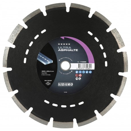 DISQUE DIAMANT ULTRA ASPHALTE D. 300 x 25,4 x H 10