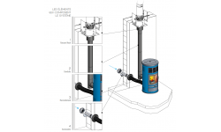 Conduit simple paroi : RACCORDEMENT FUMISTERIE ÉMAILLÉE POUR POÊLE À GRANULÉS