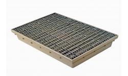 Paillasson encastrable MEARIN 600 x 400 + Grille métal déployé