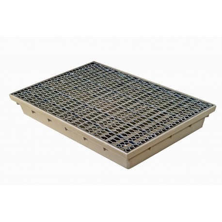 Paillasson encastrable MEARIN 600 x 400 + Grille métal déployé