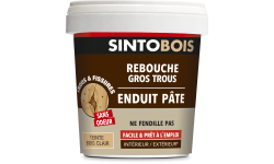 REBOUCHE BOIS POUR GROS TROUS ET FISSURES 1KG BOIS CLAIR