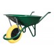 BROUETTE POLYVALENTE VERTE 100L - ROUE SOUPLE INCREVABLE