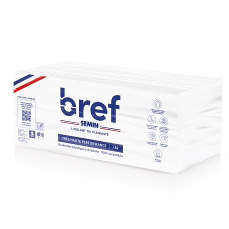 BREF ISOLANT PANNEAU 1250x600x105