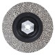 DISQUE DIAMANT A LAMELLES ULTRA DL C - D.125 x M14 GR 120