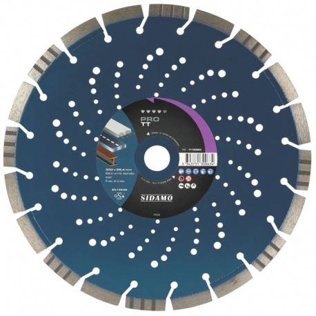 DISQUE DIAMANT PRO TT D. 300 X 25,4-20 X H 12