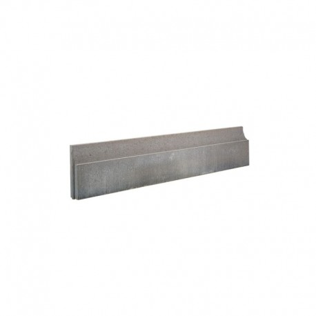 BORDURE AMINCIE 100X20X6CM GRISE