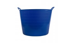Seau anse plastique usage alimentaire bleu